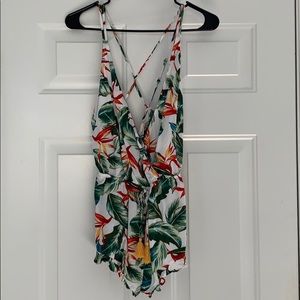 Forever 21 swim romper size medium